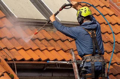 Démoussage et hydrofuge de toiture à Quérigut